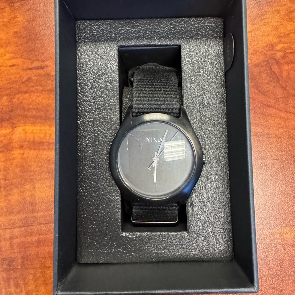 Nixon Matte Black Timepiece
